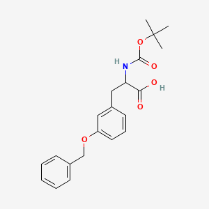 B8013816 L-Phenylalanine, N-[(1,1-dimethylethoxy)carbonyl]-3-(phenylmethoxy)- CAS No. 123334-59-8