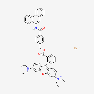 molecular formula C50H46BrN3O4 B8013866 Rhodamine B-[(phenanthren-9-yl)-aminocarbonyl]-benzylester (RPAC) 