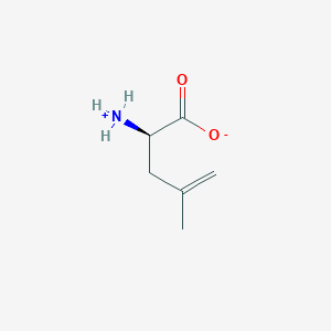 molecular formula C6H11NO2 B8014351 (2R)-2-azaniumyl-4-methylpent-4-enoate 