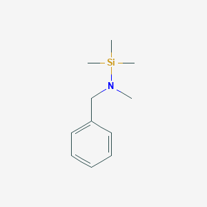 molecular formula C11H19NSi B080145 (Methylbenzylamino)trimethylsilane CAS No. 14884-70-9