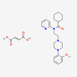 molecular formula C29H38N4O6 B8015106 WAY-100635 maleate 