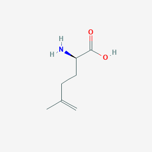 molecular formula C7H13NO2 B8015456 D-5,6-Dehydrohomoleucine 