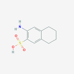 molecular formula C10H13NO3S B8016151 3-Amino-5,6,7,8-tetrahydronaphthalene-2-sulfonic acid 