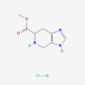 methyl 4,5,6,7-tetrahydro-3H-imidazo[4,5-c]pyridine-6-carboxylate;hydrochloride