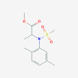 Methyl N-(2,5-dimethylphenyl)-N-(methylsulfonyl)alaninate
