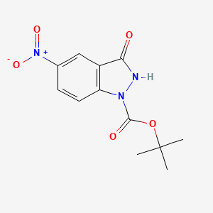 tert-butyl 5-nitro-3-oxo-2,3-dihydro-1H-indazole-1-carboxylate