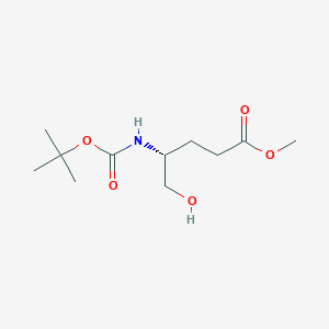 Methyl (4R)-4-[(tert-butoxycarbonyl)amino]-5-hydroxypentanoate