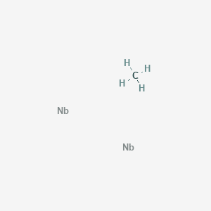 molecular formula CH4Nb2 B080163 Niobium carbide (Nb2C) CAS No. 12011-99-3