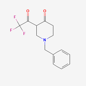 1-Benzyl-3-(2,2,2-trifluoroacetyl)piperidin-4-one