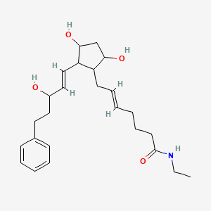 (Z)-7-((1R,2R,3R,5S)-3,5-dihydroxy-2-((R,E)-3-hydroxy-5-phenylpent-1-en-1-yl)cyclopentyl)-N-ethylhept-5-enamide
