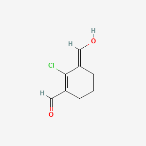 (3E)-2-Chloro-3-(hydroxymethylene)cyclohexene-1-carbaldehyde