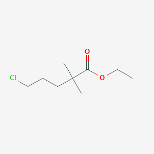 B8016356 5-Chloro-2,2-dimethylpentanoic acid ethyl ester CAS No. 149105-21-5