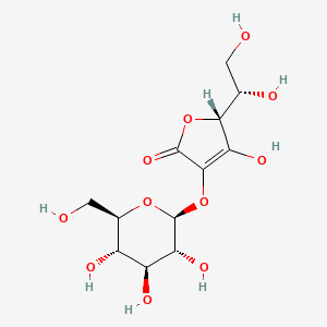 molecular formula C12H18O11 B8016367 2-o-beta-d-Glucopyranosyl-l-ascorbic acid 