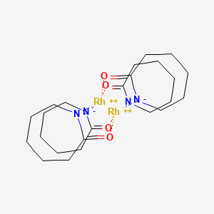 Azanidacycloheptan-2-one;rhodium(2+)