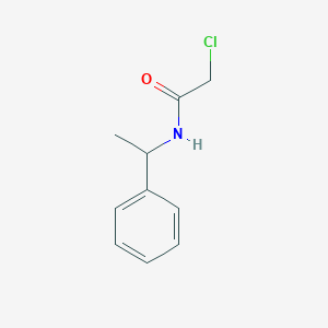 molecular formula C10H12ClNO B080168 2-chloro-N-(1-phenylethyl)acetamide CAS No. 13230-80-3