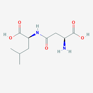 molecular formula C10H18N2O5 B080169 β-天冬氨酸-亮氨酸 CAS No. 14650-26-1