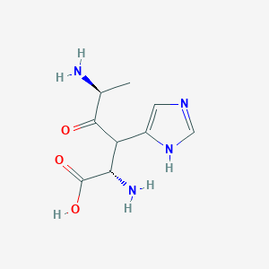 molecular formula C9H14N4O3 B8016917 Betaalanyl-l-histidine 