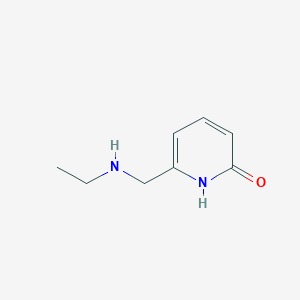 molecular formula C8H12N2O B8016939 6-((Ethylamino)methyl)pyridin-2(1H)-one 