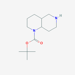 molecular formula C13H24N2O2 B8017000 Octahydro-[1,6]naphthyridine-1-carboxylic acid tert-butyl ester 