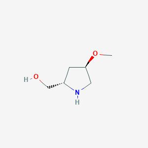 molecular formula C6H13NO2 B8017010 [(2S,4R)-4-methoxypyrrolidin-2-yl]methanol 