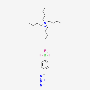 molecular formula C23H42BF3N4 B8017269 Tetrabutylammonium 4-(azidomethyl)phenyl trifluoroborate 