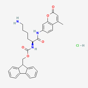 molecular formula C31H32ClN3O5 B8017278 Fmoc-Lys-AMC.HCl 