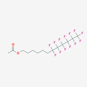 molecular formula C14H15F13O2 B8017469 6-(Perfluorohexyl)hexyl acetate 
