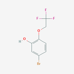 5-Bromo-2-(2,2,2-trifluoroethoxy)phenol