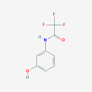 molecular formula C8H6F3NO2 B080175 2,2,2-trifluoro-N-(3-hydroxyphenyl)acetamide CAS No. 14983-08-5