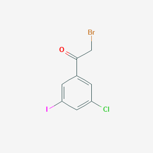 3-Chloro-5-iodophenacyl bromide