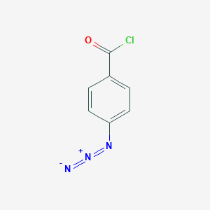 molecular formula C7H4ClN3O B080179 4-偶氮苯甲酰氯 CAS No. 14848-01-2