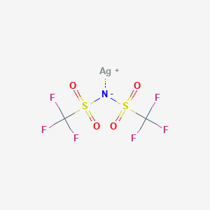 molecular formula C2AgF6NO4S2 B8017986 Silver bis(trifluoromethanesulfonyl)imide 