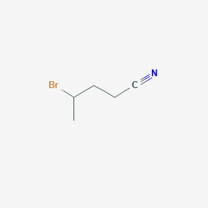 molecular formula C5H8BrN B080183 4-溴戊腈 CAS No. 14470-12-3