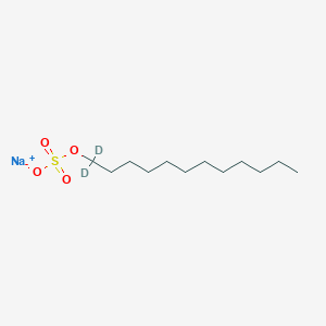 molecular formula C12H25NaO4S B8018783 Sodium;1,1-dideuteriododecyl sulfate 