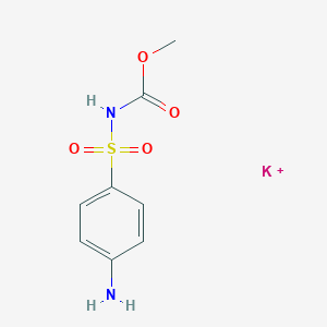 molecular formula C8H9KN2O4S B080188 Asulam-potassium CAS No. 14089-43-1