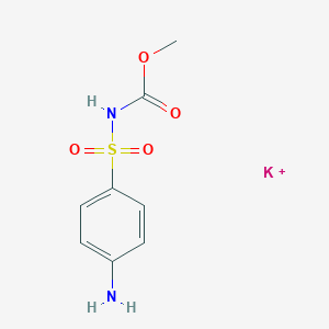 molecular formula C8H10KN2O4S+ B080188 Asulam-potassium CAS No. 14089-43-1