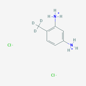 molecular formula C7H12Cl2N2 B8019104 2,4-Diaminotoluene-alpha,alpha,alpha-D3 