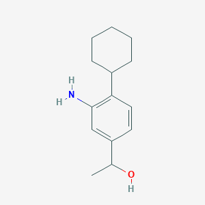 1-(3-Amino-4-cyclohexylphenyl)ethanol