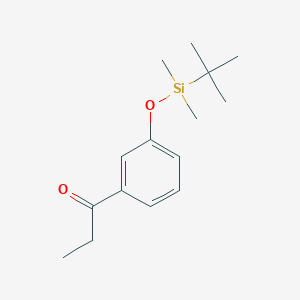 1-[3-(tert-Butyldimethylsilanyloxy)phenyl]propan-1-one