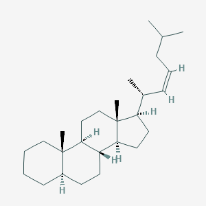 molecular formula C27H46 B080194 5alpha-Cholest-22-ene, (Z)- CAS No. 15076-93-4