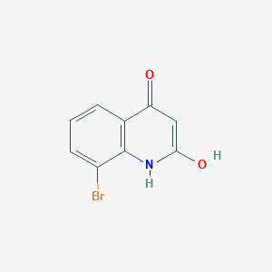 molecular formula C9H6BrNO2 B8019514 8-bromo-2-hydroxy-1H-quinolin-4-one 