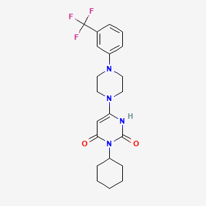 molecular formula C21H25F3N4O2 B8019595 ML179 