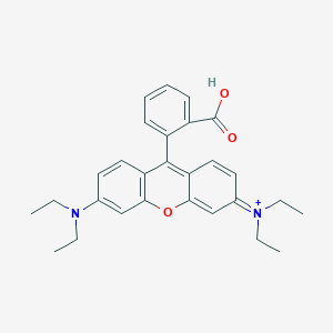 molecular formula C28H31N2O3+ B080198 C.I. Pigment Violet 1 CAS No. 14899-08-2