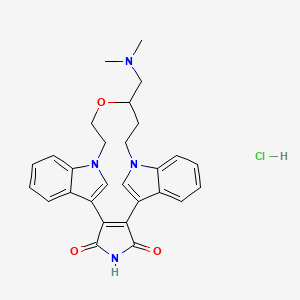 molecular formula C28H29ClN4O3 B8020343 Ruboxistaurin HCl 