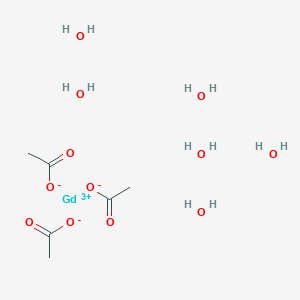 molecular formula C6H21GdO12 B8020434 Gadolinium(3+);triacetate;hexahydrate 