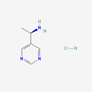 (1R)-1-(Pyrimidin-5-yl)ethan-1-amine HCl