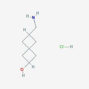 6-(Aminomethyl)spiro[3.3]heptan-2-ol hydrochloride