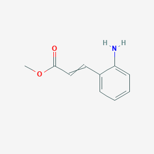 molecular formula C10H11NO2 B8021022 Methyl 2-aminocinnamate 