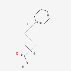 molecular formula C14H16O2 B8021036 6-Phenylspiro[3.3]heptane-2-carboxylic acid 