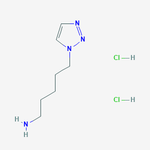 5-(Triazol-1-yl)pentan-1-amine;dihydrochloride